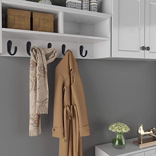 IBosins 20PCS Wall-Mounted Coat Hooks for Hanging Towel, Bag, Hat, Cap, Scarf, Cup