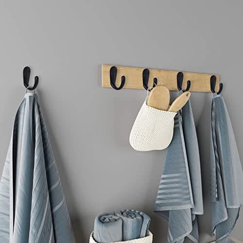 IBosins 20PCS Wall-Mounted Coat Hooks for Hanging Towel, Bag, Hat, Cap, Scarf, Cup