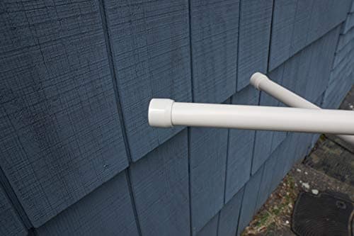 USA-Made Outdoor Lamp Company 3-Bar Towel Rack - Bone, 50" Tall