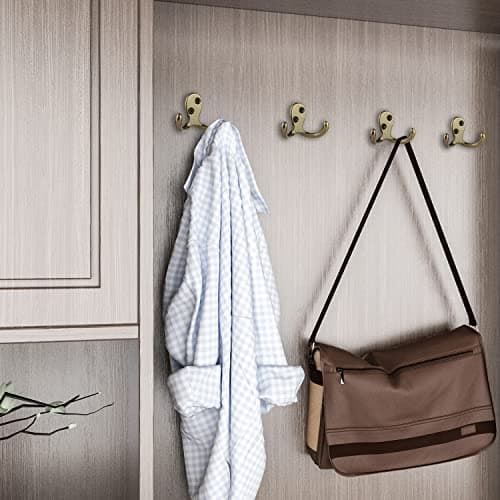 Retro Double Hooks for Coat, Scarf, Bag, Towel, Key, Cap, Cup, Hat