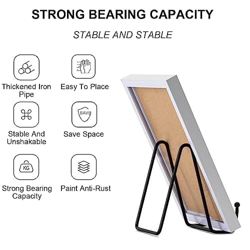 Compact Plate Stands, 3-Pack 4.5-Inch Display Stand, Multipurpose Holder