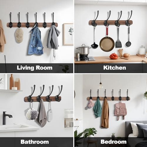 Heavy Duty Metal Coat Hooks (15-Pack)
