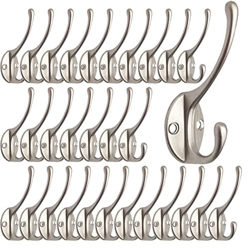 Retro Dual Coat Hooks Wall Mounted for Home Users