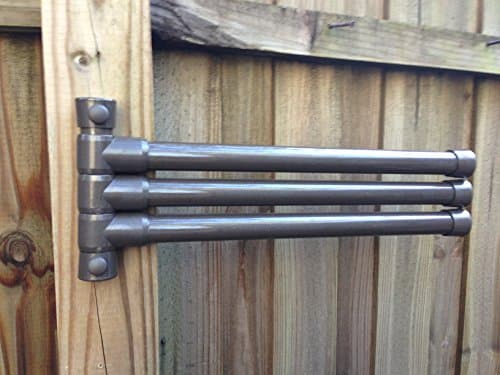 The Outdoor Lamp Co. Metal Bronze Patio Towel Holder Rack